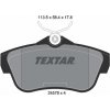 Sada brzdových platničiek kotúčovej brzdy TEXTAR 2457803