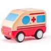 Woody Auto sanitka so zvukmi a svetlom, zotrvačník