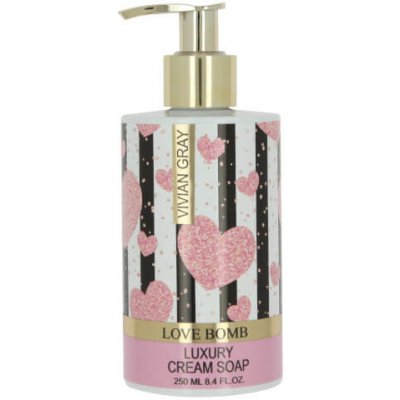 Vivian Gray Krémové tekuté mydlo Love Bomb (Luxury Cream Soap) 250 ml