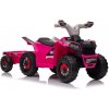 Lean Toys Elektrická Štvorkolka XMX630T - Ružová s prívesom - 1x45W - 1x6v7Ah - 2025