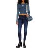 Diesel džínsy 2041 D-Fayza jogg sweat jeans modrá