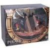 Pirátská loď s figurkami a efektmi 30 cm