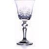 Bohemia Crystal Brúsené poháre Mašľa na víno 220ml (set po 6 ks)