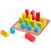 Bigjigs Toys barevné vkládací tvary