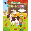 Nalepuj zas a zas na farme snímatelné samolepky