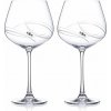 Diamante poháre na džin Atlantis s kamienkami Swarovski 2 x 640 ml