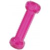 Hračka pes STICK TPR POP kosť 15cm ružová Zolux