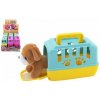 Teddies Zvířátko pejsek v přenosném boxu 15 cm