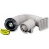ZEHNDER Silent ventilátor 100 do sprchového kúta s osvetlením, s časovačom(276277) ZSR100LTSK