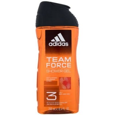 Adidas Team Force Shower Gel 3-In-1 Sprchovací gél 250 ml pre mužov