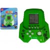 LEAN TOYS : ELEKTRONICKÁ HRA TETRIS V TVARE RAKETY - ZELENÁ