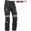 MBW CHALLENGER PANTS - pánské černé-šedé-oranžové textilní moto kalhoty - 54 - doprava zdarma