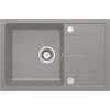 Deante Leda granitový drez 67x44 cm sivá/grafitová/ónyxová ZRD_S113