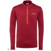 VAUDE Livigno Halfzip II mikina, dark indian red L