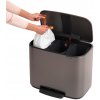 Brabantia odpadkový kôš Bo Brabantia platinový 3 x 11 l