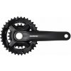 Shimano kľuky FC-MT210-B2, 175mm 36-22 zubov, čierne, 9 speed, bez krytu, Boost, v krabičke