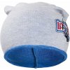Jesenná detská čiapočka New Baby In-line sivo-modrá 110 (4-5r)