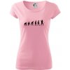 Evolúcia baseball pálkar náprah + loptička - Dámske tričko Pure - L ( Ružová )