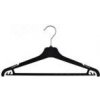 Konfekčné plastové vešiaky/plastové ramienka na šaty, typ WPN35, šírka 35 cm, čierne, 1 ks