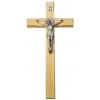 Kríž drev. s Bened. med. (KVZ004) 32 cm - prírodný