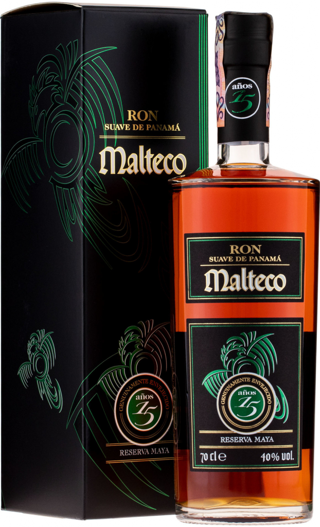 Malteco Ron Reserva maya 15y 40% 0,7 l (kartón)