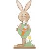 Drevený zajac s mrkvou 31 cm