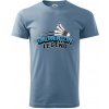 Badminton legend - Klasické pánske tričko vyššej gramáže - 2XL ( Denim )