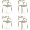 Set štyroch stoličiek KATO béžové (4ks)