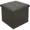 Ruhhy 25780 Taburet s úložným priestorom 38 × 38 cm, sivý