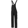 Malfini pracovné nohavice s trakmi unisex Dungaree Overall Industrial T66 čierna