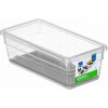 Curver Sistemo 2 Organizér 15 x 7,5 x 5 cm transparentný/sivá 10011-A94