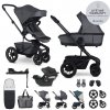 EASYWALKER SET Kočík 4v1 Harvey5 Premium Mineral Grey XXL AIR + CYBEX Aton B2 i-Size VP-F188521