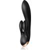 Satisfyer Double Flex vibrátor so stimulátorom klitorisu Black 20 cm