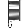 MEXEN/S - Hades radiátor + vykurovacia tyč 800 x 600 mm, 600 W, čierna W104-0800-600-2600-70