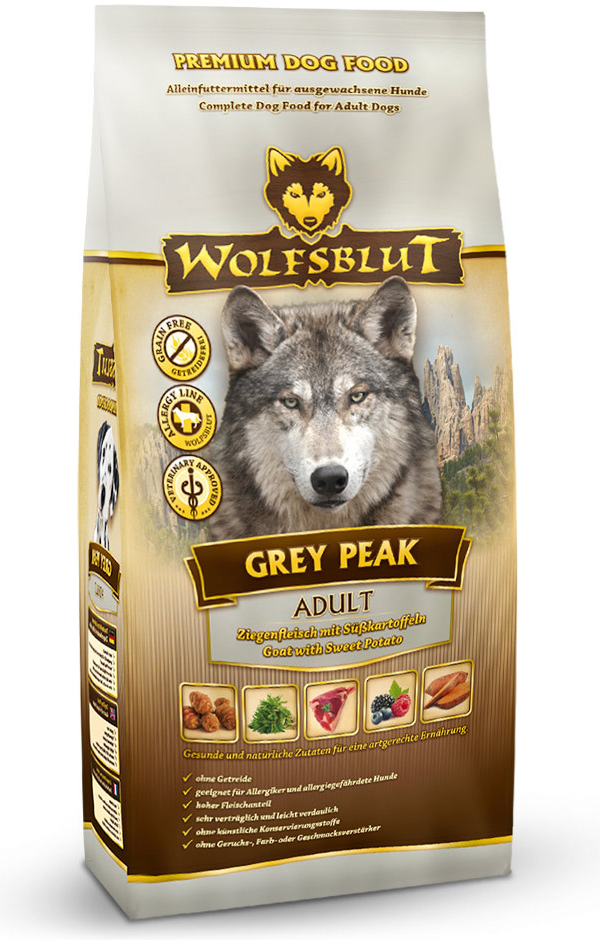 Wolfsblut Grey Peak Adult koza s batátmi 2 kg