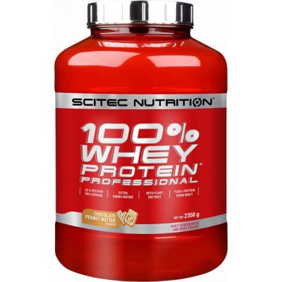 Scitec Nutrition 100% Whey Protein Professional 2350 g, pistácie-biela čokoláda