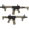 Lancer Tactical Airsoftová zbraň M4 Silencer PDW (LT-19 Gen.2) - Čierna/TAN