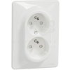 Schneider Electric Schneider SEDNA DESIGN 2-násobná zásuvka biela