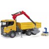 Bruder 3551 Nákladní auto SCANIA Super 560R, valník, hydraulická ruka