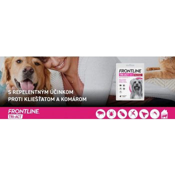 Frontline Tri-Act Spot-On Dog XS 2-5 kg 1 x 0,5 ml