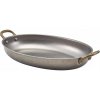GENWARE Servírovací hrniec oválny, nerez Vintage, objem: 1,00 litra, výška: 40 mm