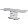 Bývaj s nami SK, FANY jedálenský stôl 120 x 80, biely lesk MDF