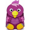 Affenzahn Detský batoh do školky Large Friend Bird- purple 8l