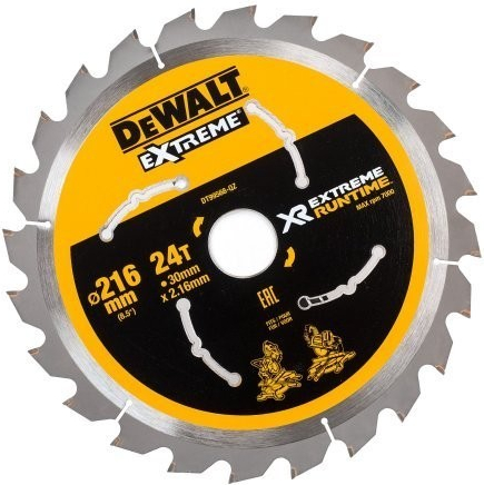 DeWALT DT99568 XR FLEXVOLT pílový kotúč 216 x 30 mm, 24 zubov