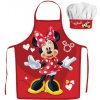 Detská zástera s kuchárskou čiapkou Minnie