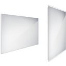 Nimco Zrkadlá - Koupelnové podsvícené LED 1000 x 700 mm, hranaté, aluminium ZP 9004