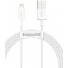 Baseus CALYS-B02 Superior Fast Charging Kábel Lightning 2.4A 1.5m White