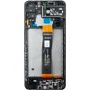 LCD display + dotyková doska + predný kryt pre Samsung Galaxy A04s, black