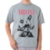 Nirvana tričko Bathroom Photo Šedá XXL