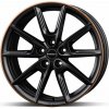BORBET LX 8x19 5x112 ET44 black matt rim copper